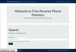 Sites similar to callerreversephonelookup.com