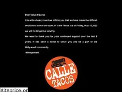 Sites similar to calletacos.com
