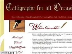 Sites similar to calligraphy-service.com