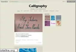 Sites similar to calligraphy.us