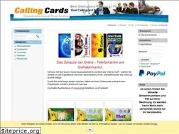Sites similar to callingcardreselling.de