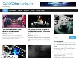 Sites similar to callofcthulhu-game.com