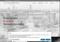 Sites similar to callonieambrosoli.it