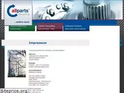 Sites similar to callparts-recycling.de