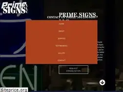Sites similar to callprimesigns.com