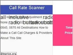 Sites similar to callrate.co.uk
