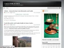 Sites similar to callsforjustice.wordpress.com