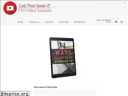 Sites similar to callthatgeekit.com