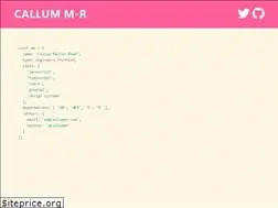 Sites similar to callummr.com