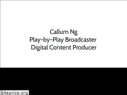Sites similar to callumng.com