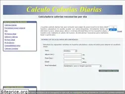 Sites similar to caloriasdiarias.es