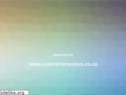 Sites similar to calorieconscious.co.za