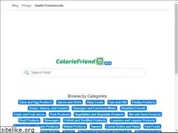 Sites similar to caloriefriend.com