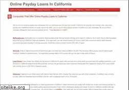Sites similar to calpaydayloans.com