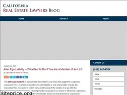 Sites similar to calrealestatelawyersblog.com