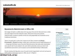 Sites similar to calumoth.de