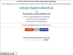 Sites similar to calvary-baptist-church.us