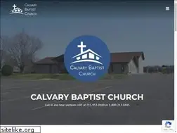 Sites similar to calvarybaptistbarron.com