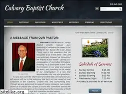 Sites similar to calvarybaptistcarrboro.com