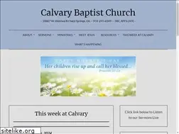 Sites similar to calvarybaptistss.com