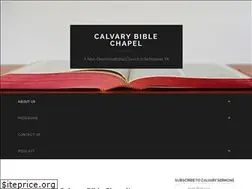 Sites similar to calvarybiblechapel.us