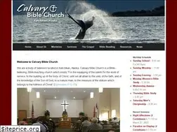 Sites similar to calvarybibleketchikan.org