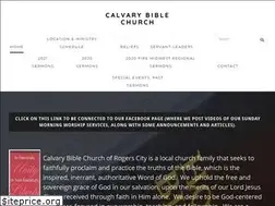 Sites similar to calvarybiblerogerscity.com
