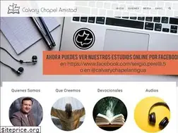 Sites similar to calvarychapelamistad.org