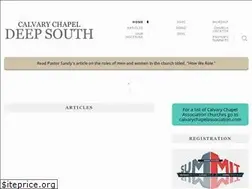 Sites similar to calvarychapeldeepsouth.com