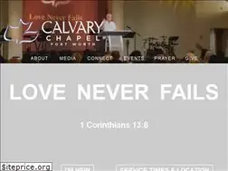 Sites similar to calvarychapelftw.org