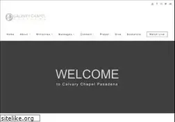 Sites similar to calvarychapelpasadena.com