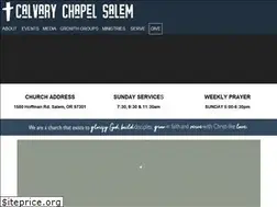 Sites similar to calvarychapelsalem.com