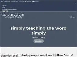 Sites similar to calvarychapelsilvercity.org