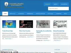 Sites similar to calvarychapeluniversity.com
