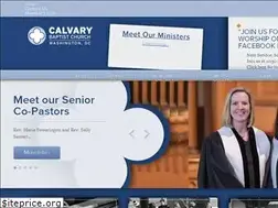 Sites similar to calvarydc.org