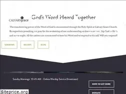 Sites similar to calvarygrace.ca