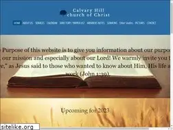 Sites similar to calvaryhillchurchofchrist.org