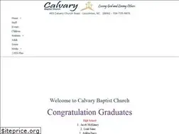 Sites similar to calvarylincolnton.org