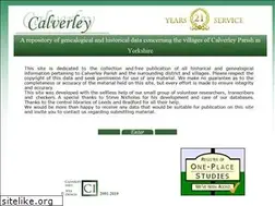 Sites similar to calverley.info