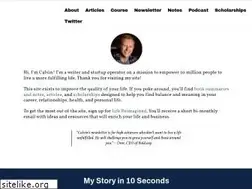 Sites similar to calvinrosser.com