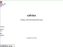 Sites similar to calvinx.com