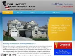 Sites similar to calwesthomeinspection.com