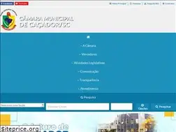 Sites similar to camaracacador.sc.gov.br