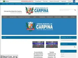 Sites similar to camaradecarpina.pe.gov.br