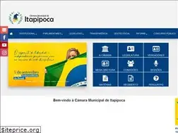 Sites similar to camaraitapipoca.ce.gov.br