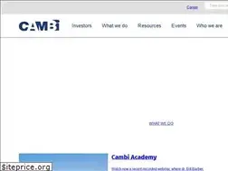 Sites similar to cambi.no