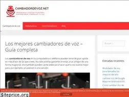 Sites similar to cambiadordevoz.net
