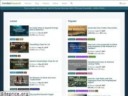 Sites similar to cambiaresearch.com