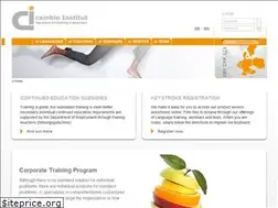 Sites similar to cambio-institut.com