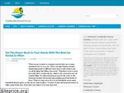Sites similar to cambodiatravelforum.net